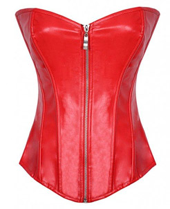 Corset sensual de piel